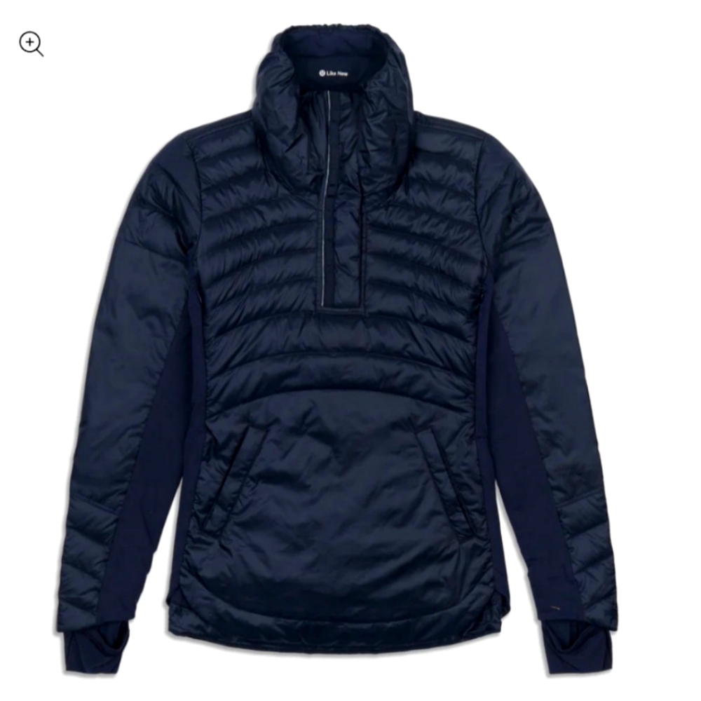 Lululemon Down for a Run Pullover II ~Size 6 ~Navy